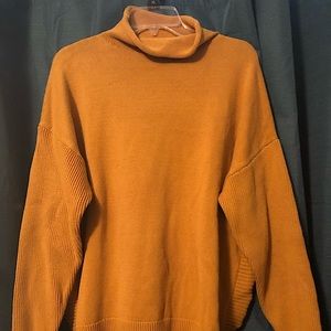 Tahari Mock Neck Sweater, Mustard Yellow